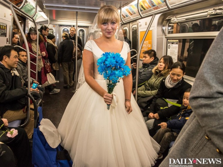 wedding on the N train